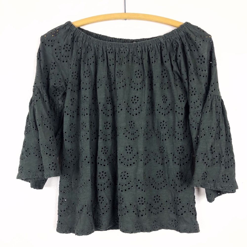 Lucky brand eyelet shirt